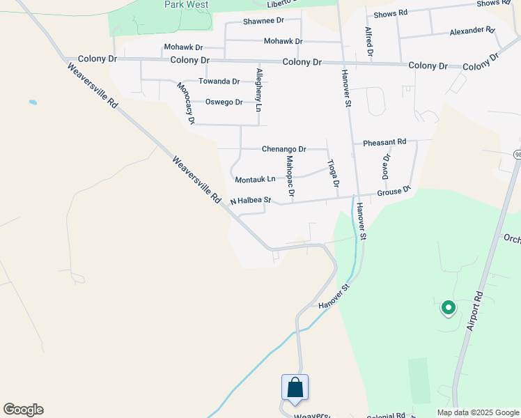 map of restaurants, bars, coffee shops, grocery stores, and more near 5434 South Halbea Street in Bethlehem