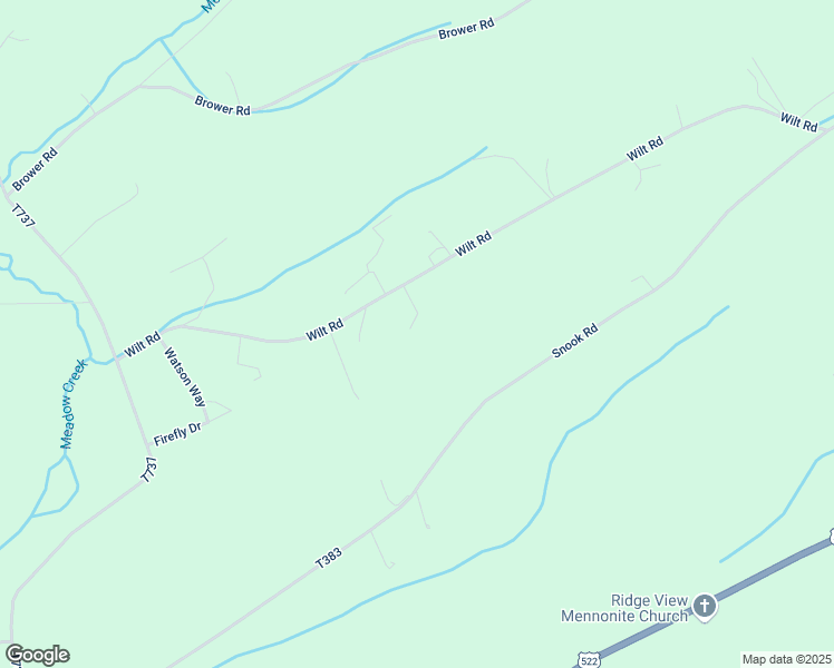 map of restaurants, bars, coffee shops, grocery stores, and more near 340 Wilt Road in McClure