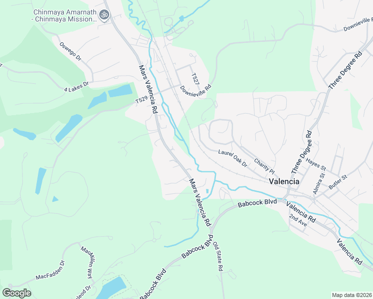 map of restaurants, bars, coffee shops, grocery stores, and more near 471 Mars Valencia Road in Valencia