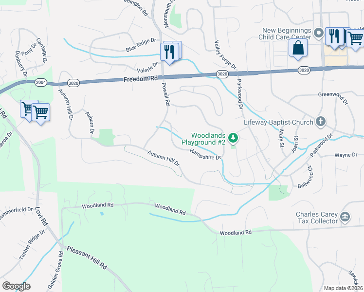 map of restaurants, bars, coffee shops, grocery stores, and more near 115 Hampshire Drive in Cranberry Township