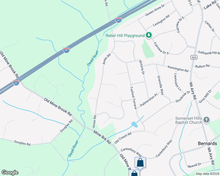 map of restaurants, bars, coffee shops, grocery stores, and more near 11 South Stone Hedge Drive in Basking Ridge