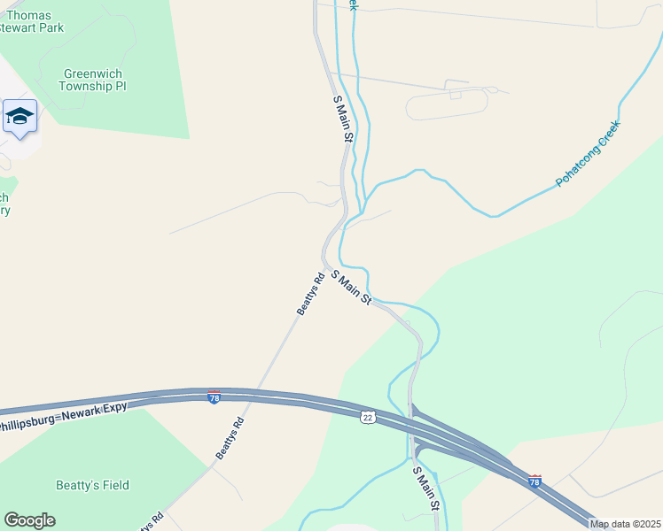 map of restaurants, bars, coffee shops, grocery stores, and more near 701 South Main Street in Stewartsville