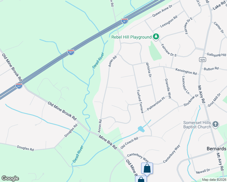 map of restaurants, bars, coffee shops, grocery stores, and more near 11 South Stone Hedge Drive in Bernards
