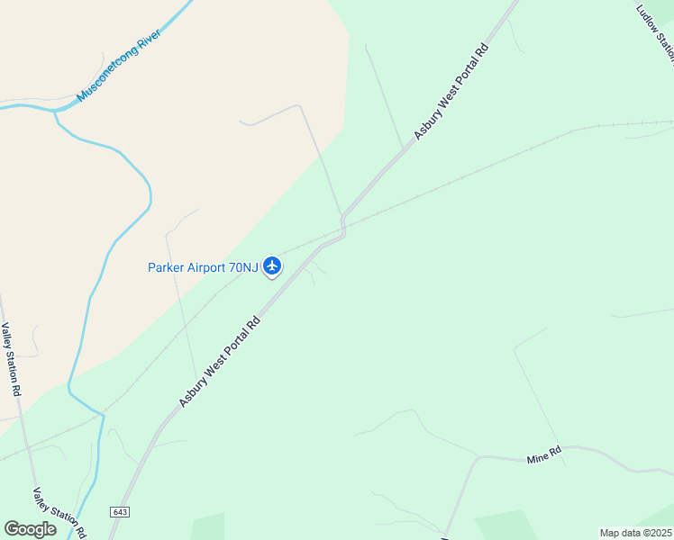 map of restaurants, bars, coffee shops, grocery stores, and more near 227 Asbury West Portal Road in Asbury