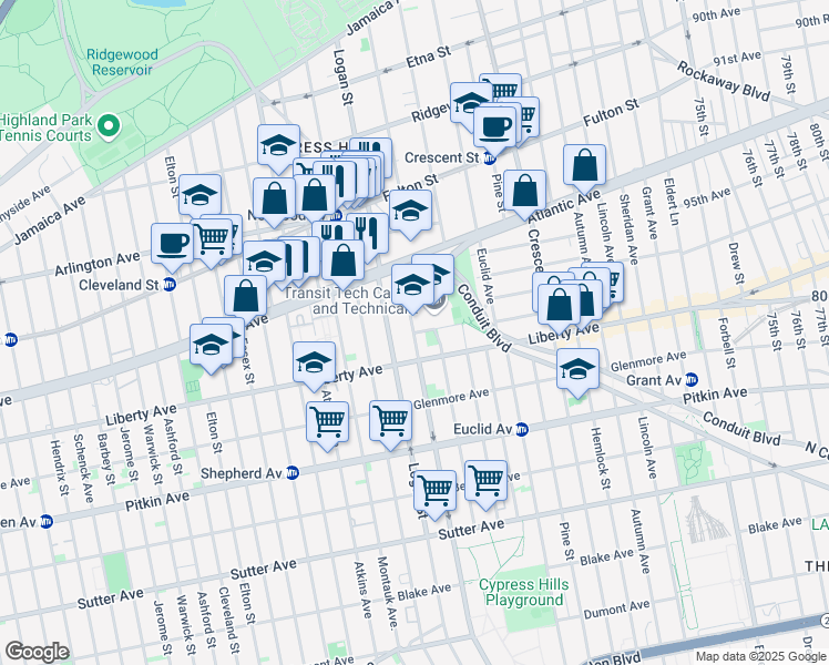 map of restaurants, bars, coffee shops, grocery stores, and more near 1 Wells Street in Brooklyn