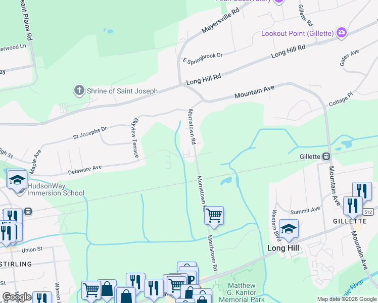 map of restaurants, bars, coffee shops, grocery stores, and more near 9 Schindler Terrace in Gillette