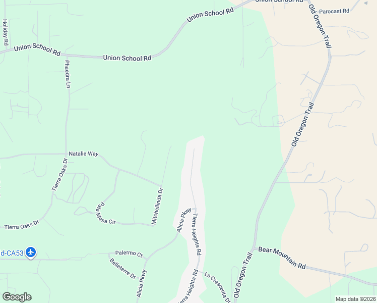 map of restaurants, bars, coffee shops, grocery stores, and more near 13474 Tierra Heights Road in Redding