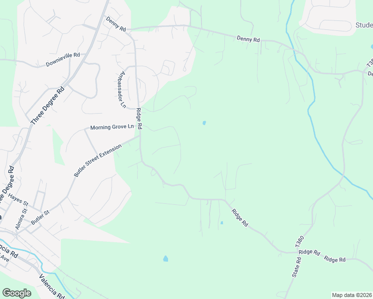 map of restaurants, bars, coffee shops, grocery stores, and more near 132 Vista Ridge Lane in Valencia