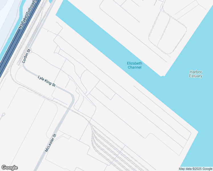 map of restaurants, bars, coffee shops, grocery stores, and more near North Fleet Street in Elizabeth