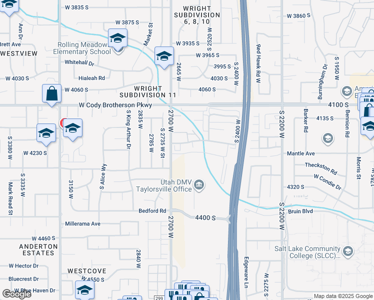 map of restaurants, bars, coffee shops, grocery stores, and more near 4219 Solitude Ridge in Salt Lake City