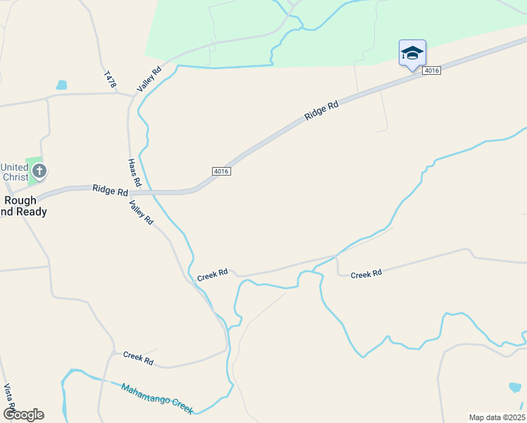 map of restaurants, bars, coffee shops, grocery stores, and more near 77 Creek Road in Klingerstown