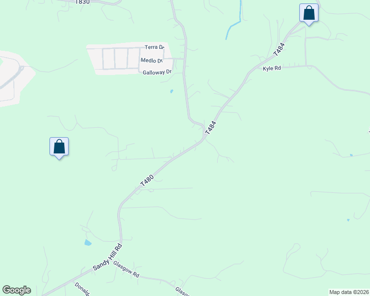 map of restaurants, bars, coffee shops, grocery stores, and more near 632 Sandy Hill Road in Valencia