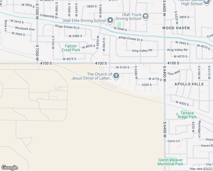map of restaurants, bars, coffee shops, grocery stores, and more near 6763 West Smithson Circle in West Valley City