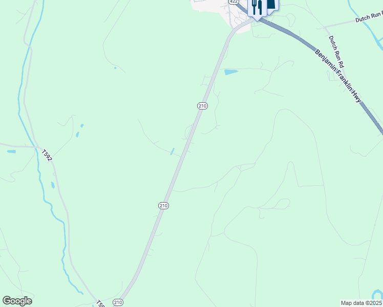 map of restaurants, bars, coffee shops, grocery stores, and more near 722 Pennsylvania 210 in Shelocta