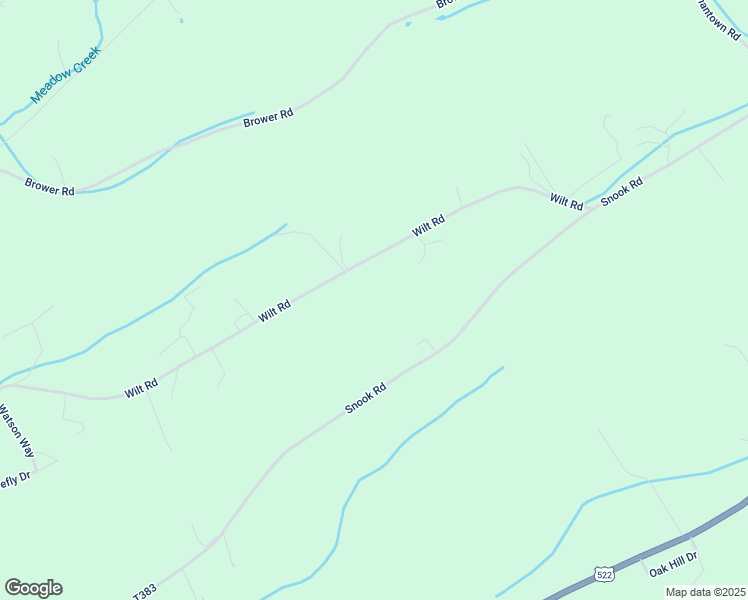 map of restaurants, bars, coffee shops, grocery stores, and more near 470 Wilt Road in McClure
