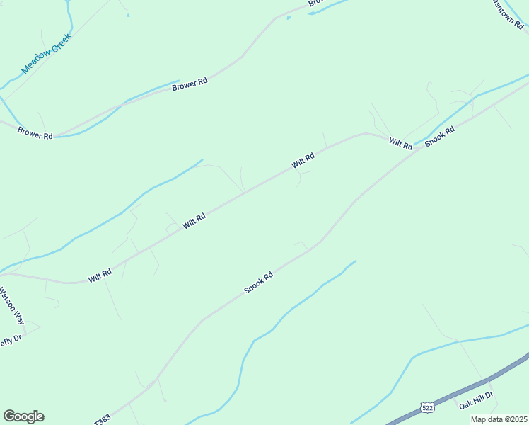 map of restaurants, bars, coffee shops, grocery stores, and more near 470 Wilt Road in McClure