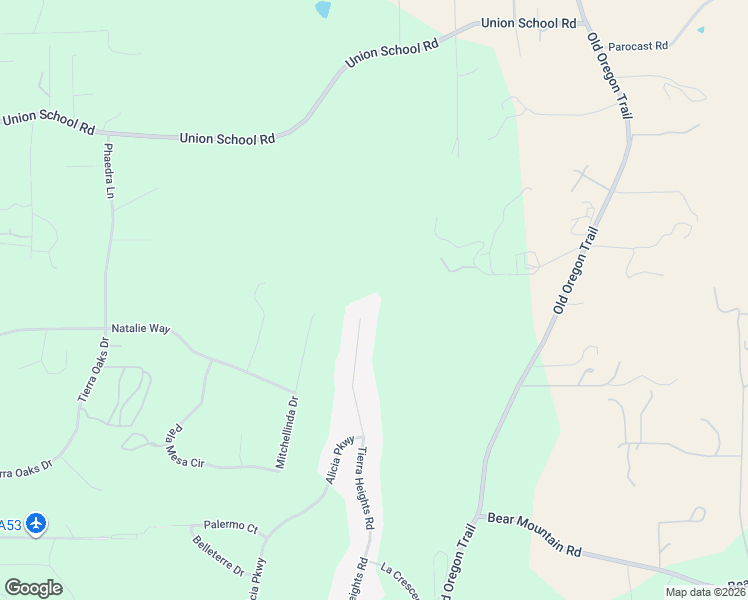 map of restaurants, bars, coffee shops, grocery stores, and more near 13497 Tierra Heights Road in Redding