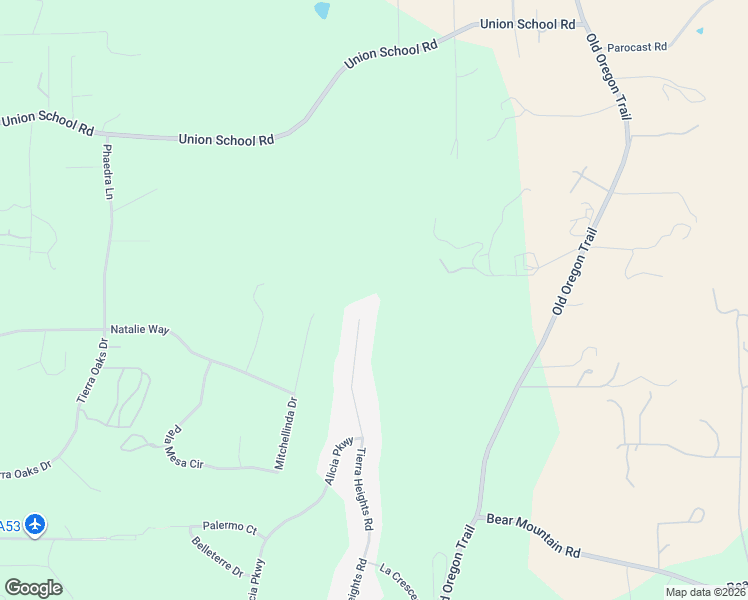 map of restaurants, bars, coffee shops, grocery stores, and more near 13497 Tierra Heights Road in Redding