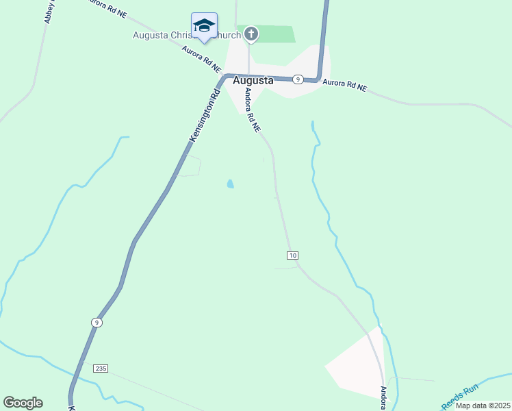map of restaurants, bars, coffee shops, grocery stores, and more near 7249 Andora Road Northeast in Mechanicstown