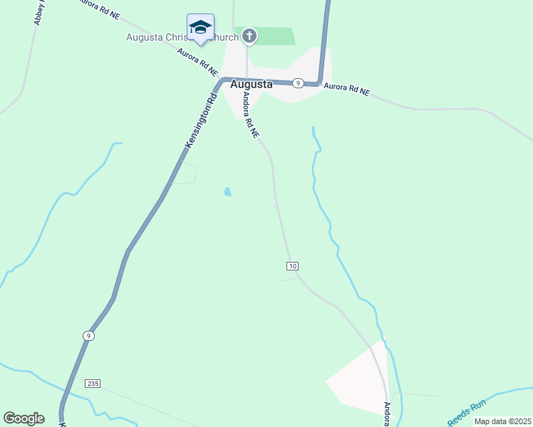 map of restaurants, bars, coffee shops, grocery stores, and more near 7249 Andora Road Northeast in Mechanicstown