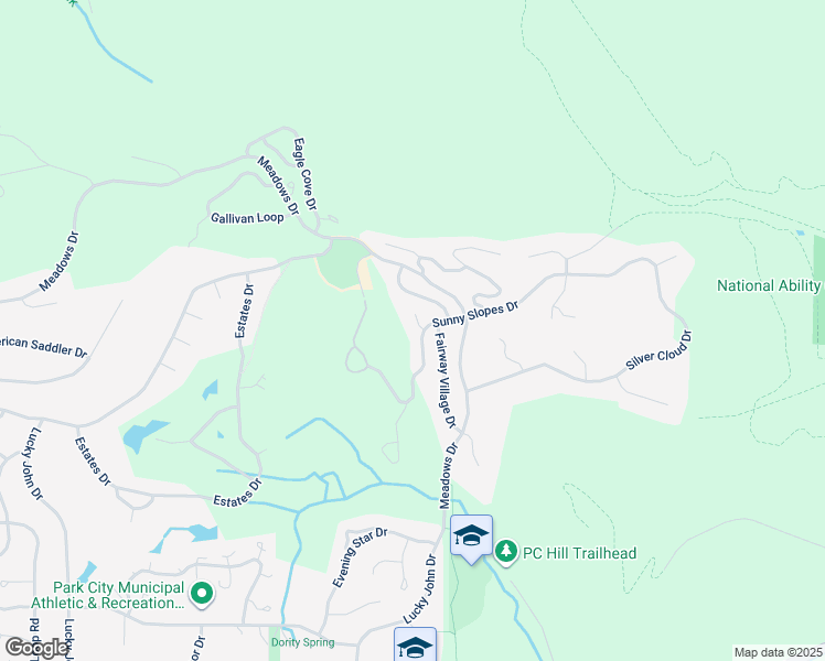 map of restaurants, bars, coffee shops, grocery stores, and more near 2903 Sunny Slopes Ct in Park City
