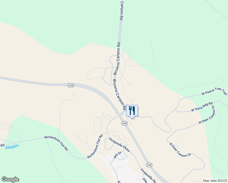 map of restaurants, bars, coffee shops, grocery stores, and more near 14175 Brown's Canyon Road in Heber City