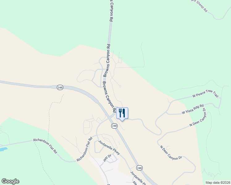map of restaurants, bars, coffee shops, grocery stores, and more near 14170 North Council Fire Trail in Heber City