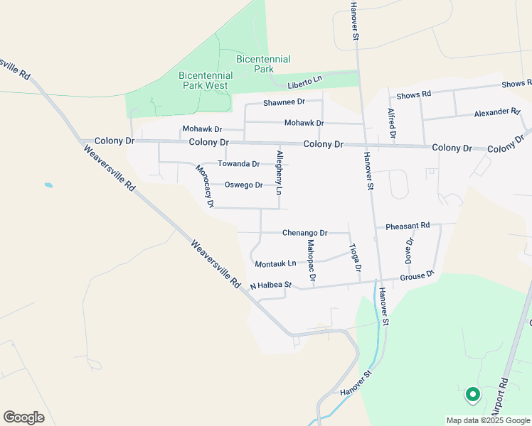 map of restaurants, bars, coffee shops, grocery stores, and more near 5505 Monocacy Drive in Bethlehem
