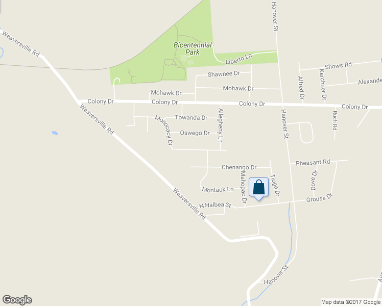 map of restaurants, bars, coffee shops, grocery stores, and more near 5471 Monocacy Drive in Bethlehem