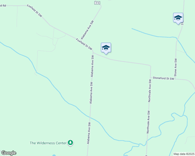 map of restaurants, bars, coffee shops, grocery stores, and more near 9282 Alabama Avenue Southwest in Navarre