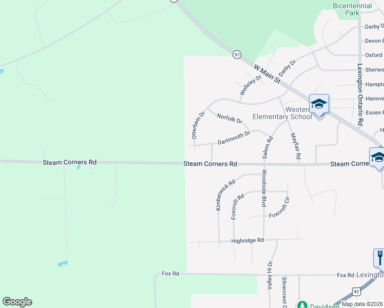 map of restaurants, bars, coffee shops, grocery stores, and more near 151 Dartmouth Drive in Mansfield