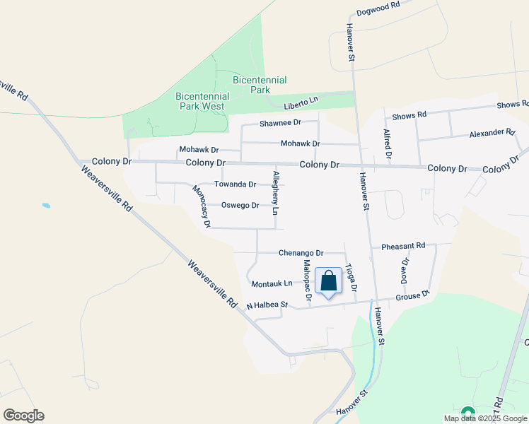 map of restaurants, bars, coffee shops, grocery stores, and more near 5485 Oswego Drive in Bethlehem