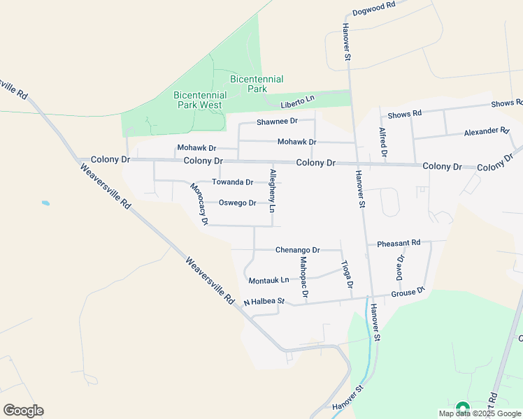 map of restaurants, bars, coffee shops, grocery stores, and more near 5485 Oswego Drive in Bethlehem