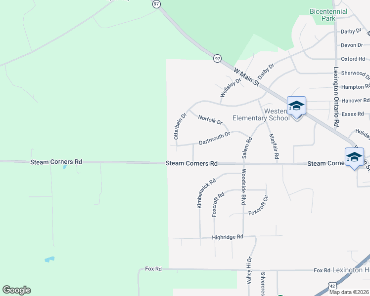 map of restaurants, bars, coffee shops, grocery stores, and more near 151 Dartmouth Drive in Mansfield