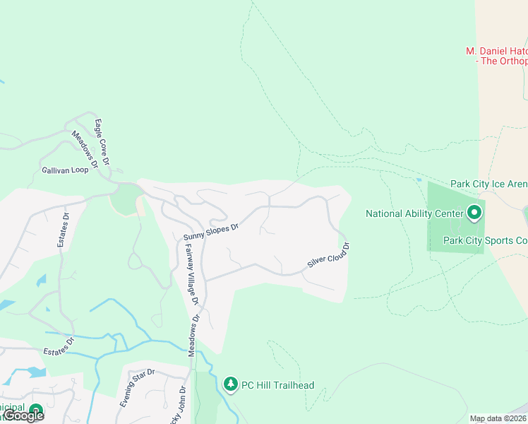 map of restaurants, bars, coffee shops, grocery stores, and more near 3079 Fairway Hills Court in Park City