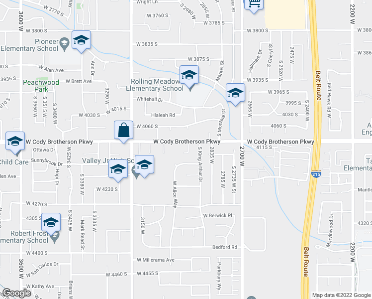 map of restaurants, bars, coffee shops, grocery stores, and more near 2956 MacKay Meadows Place in Salt Lake City