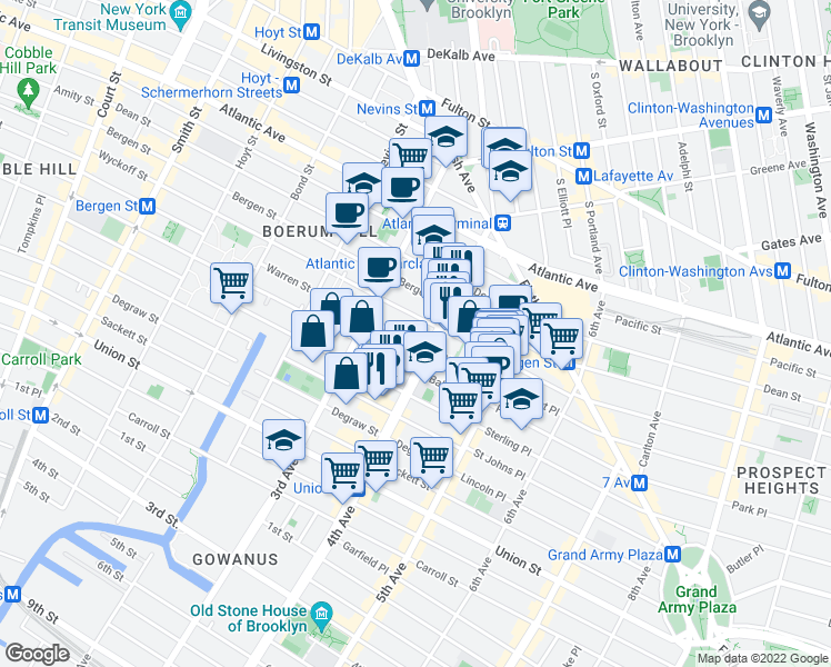 map of restaurants, bars, coffee shops, grocery stores, and more near 573 Willie McDonald Way in Brooklyn