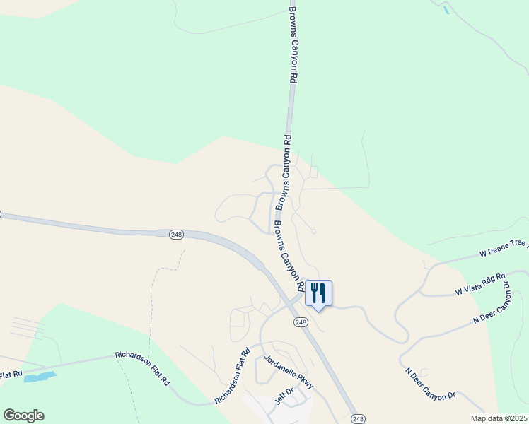 map of restaurants, bars, coffee shops, grocery stores, and more near 14311 North Buck Horn Trail in Kamas