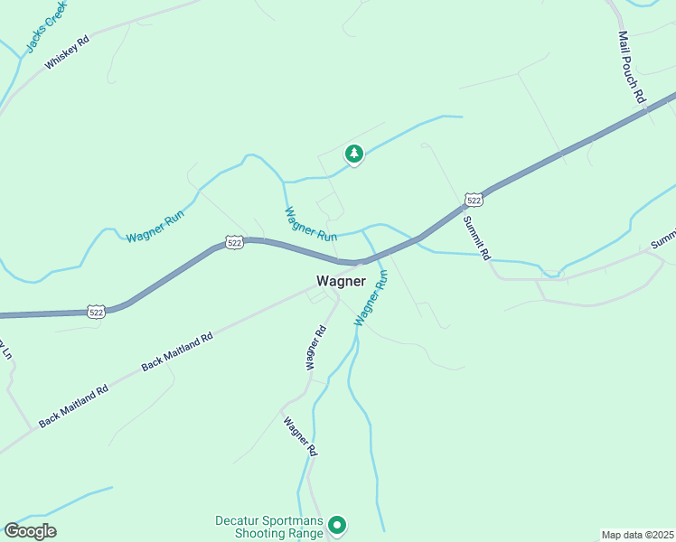 map of restaurants, bars, coffee shops, grocery stores, and more near 5803 Back Maitland Road in McClure