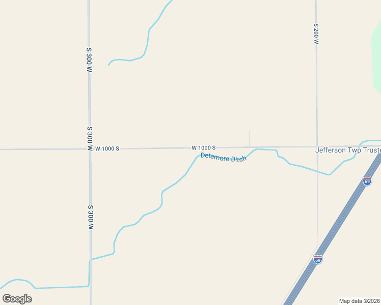 map of restaurants, bars, coffee shops, grocery stores, and more near 2573 North 1000 East in Van Buren