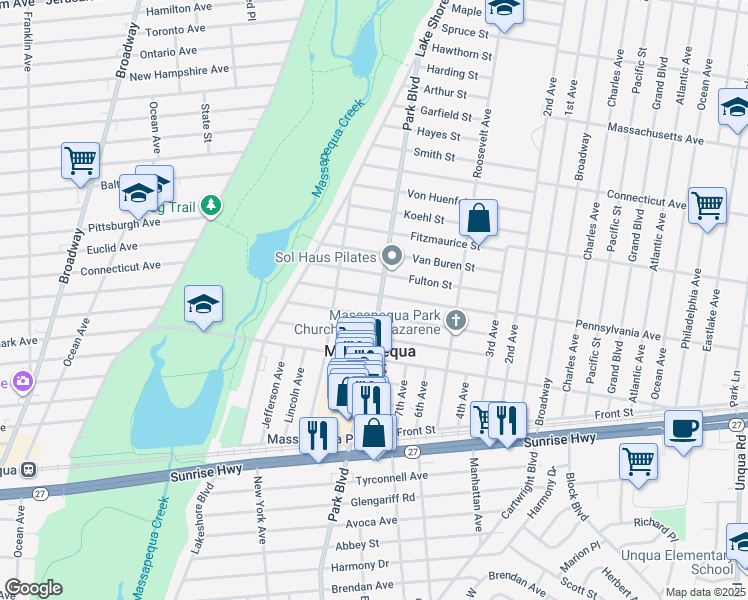 98 Monroe Street, Massapequa Park NY Walk Score