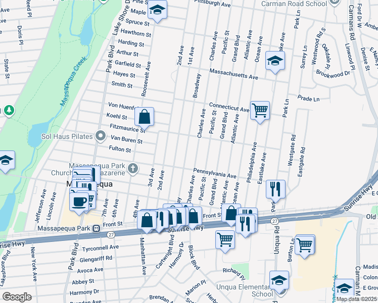 89 Broadway, Massapequa Park NY Walk Score