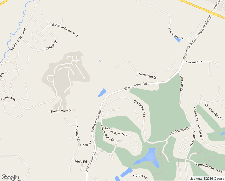 map of restaurants, bars, coffee shops, grocery stores, and more near 404 Northglen Court in Gibsonia