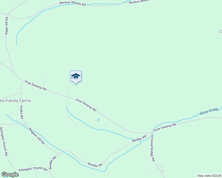 map of restaurants, bars, coffee shops, grocery stores, and more near 1617 Pine Swamp Road in Mount Pleasant Mills