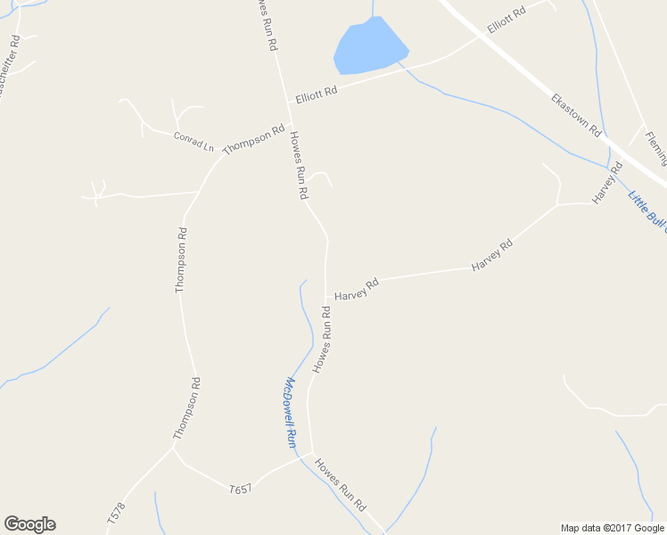 map of restaurants, bars, coffee shops, grocery stores, and more near 343 Howes Run Road in Sarver