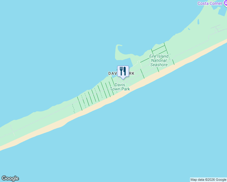 map of restaurants, bars, coffee shops, grocery stores, and more near 3 West Avenue in Patchogue