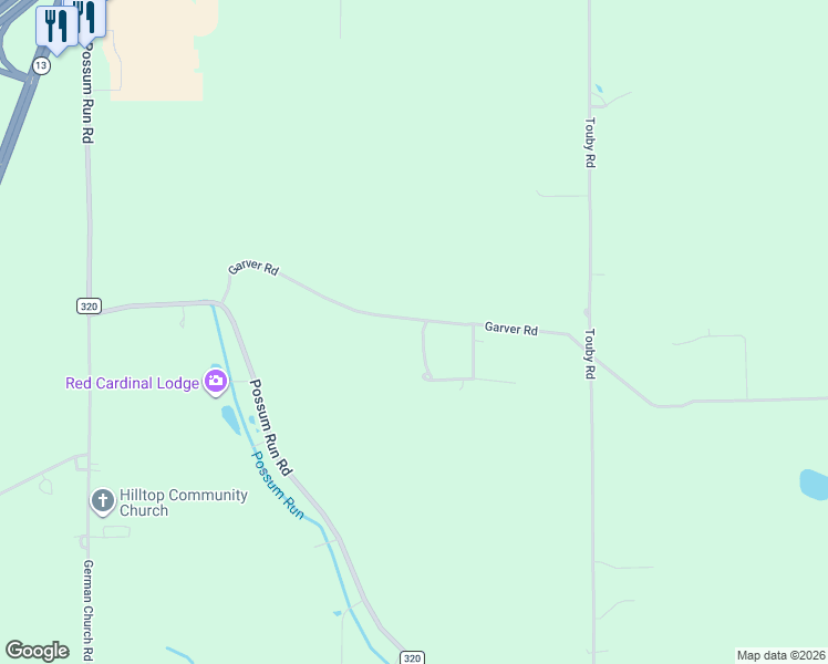 map of restaurants, bars, coffee shops, grocery stores, and more near 344 Garver Road in Mansfield