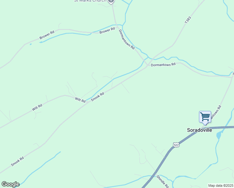 map of restaurants, bars, coffee shops, grocery stores, and more near 1199 Snook Road in McClure