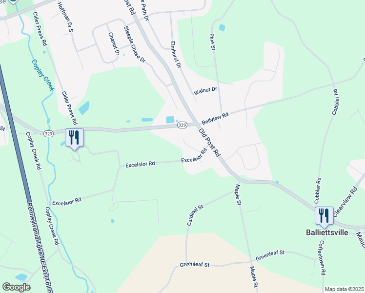 map of restaurants, bars, coffee shops, grocery stores, and more near 4918 Beech Ct in Schnecksville