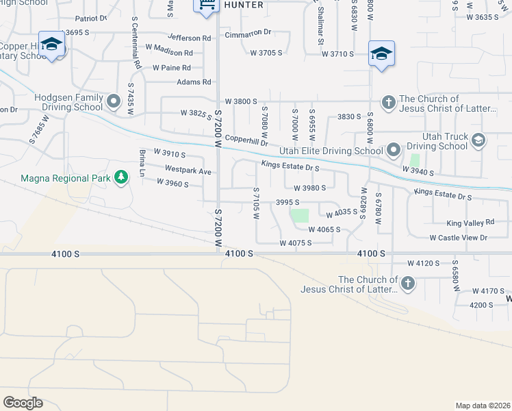 map of restaurants, bars, coffee shops, grocery stores, and more near 7089 Harding Drive South in Salt Lake City